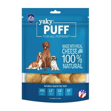 Himalayan Dog Chew Yak Cheese HYZ01 Treats, 100% Long Lasting, Gluten Free, Healthy & Safe, Lactose & Grain Free,Cheese Flavor Crispy Puffed Treat, For All Breeds, 2 oz (Package Updated to 3 oz)