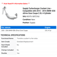 thumbnail image 2 of Supply Turbocharger Coolant Line - Compatible with 2015 - 2016 BMW 428i xDrive Gran Coupe 2.0L 4-Cylinder, 2 of 2