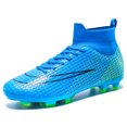 thumbnail image 3 of Tacos de fútbol para hombre, zapatos deportivos de interior con pinchos largos, botas de fútbol profesionales, transpirables, envío directo, Unisex, 3 of 5