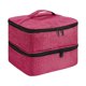 thumbnail image 1 of Bolsa de transporte Bolsa de almacenamiento Estuche organizador de viaje para esmaltes de uñas Bolsillo con cremallera para maquillaje, 1 of 8