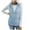 Light Blue, variant on qucoqpe Women's Quilted Puffer Vest Thicken Warm Winter Coat with Hood