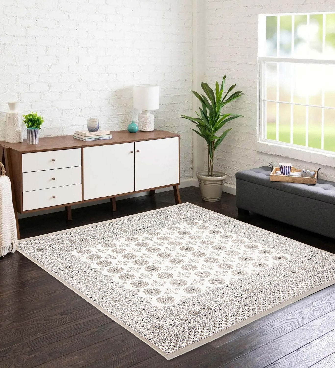 Tapis ECARPET Bokhara Oriental pour Salon, Salle à Manger