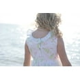 thumbnail image 2 of Hope & Henry Girls' Frill Neck Dress | Green Floral, 2 of 3