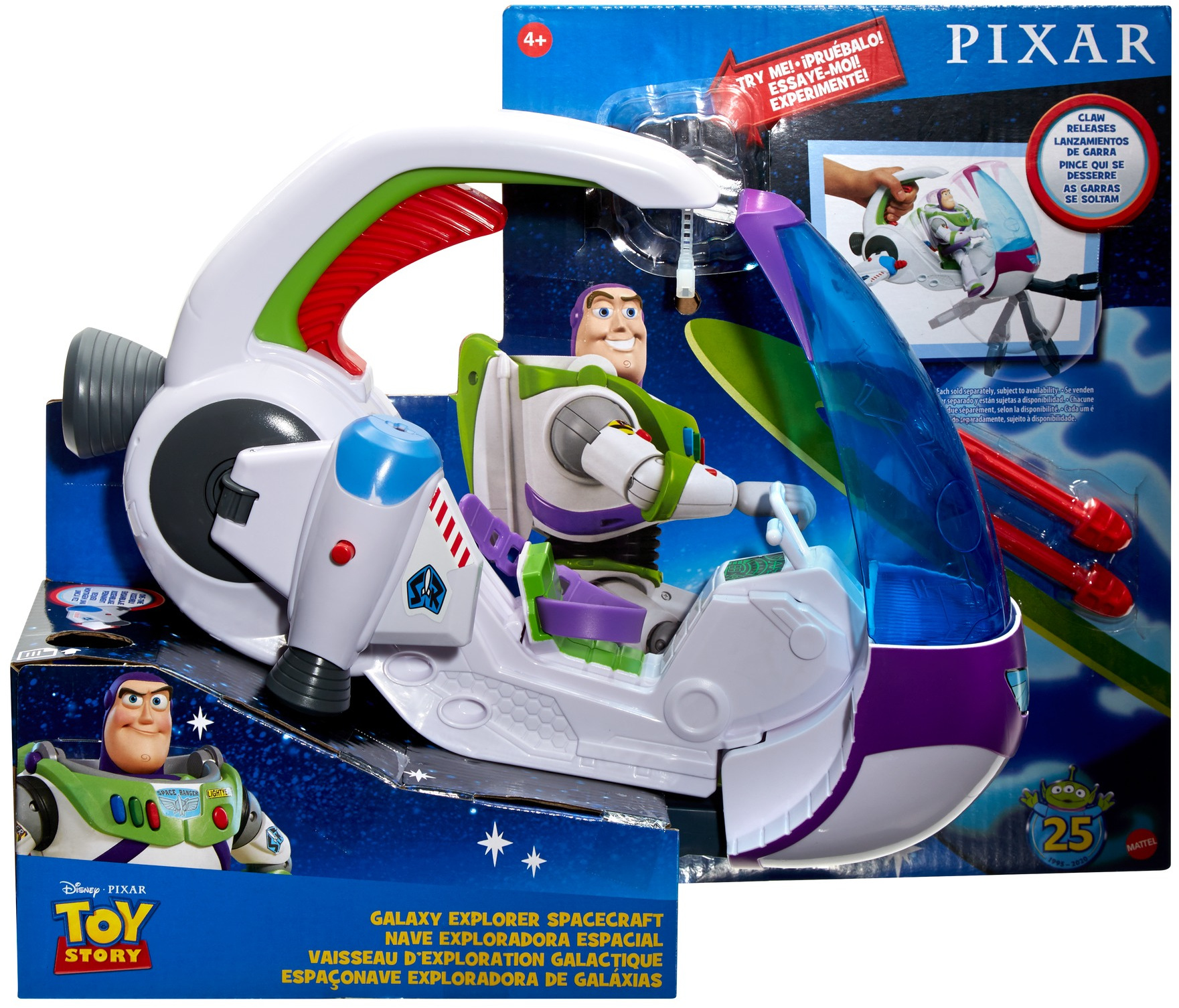 Disney Pixar Toy Story Galaxy Explorer Spacecraft Toy Vehicle For 4 Year Olds & Up - image 3 of 6