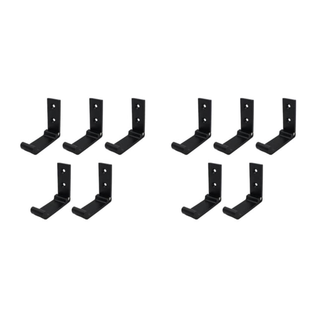 Wosthever La percha de ropa de pared plegable individual duradera de 5 piezas organiza una instalación fácil y eficiente Type1 NO1