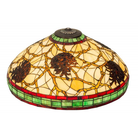 22" Wide Pinecone Shade