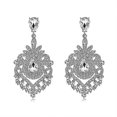 thumbnail image 2 of Pendientes de Cuero Yashi con Forma de Taza de Café y Corazón de Leopardo, 2 of 4