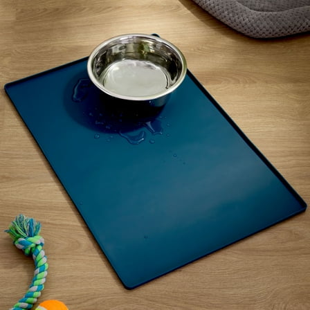 Vibrant Life Silicone Feeding Mat for Dogs and Cats, Blue, 1 Count