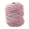 thumbnail image 5 of 250G Chunky Yarn Tube Yarn for DIY Throw Sofa Bed Bed Blanket Mat Dusky Pink, 5 of 9