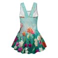 thumbnail image 5 of Tutolipy Tulip Quick Dry Sleeveless Bathing Suit, Swim Dress Soft Bathing Swim Dress for Summer Vacation Size 8-9 Years, 5 of 8
