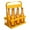 Yellow-YE-clearacne, variant on OEFNTAC Foldable Beer Carrier Basket Plastic Beverage Holder for 6 Cans Portable