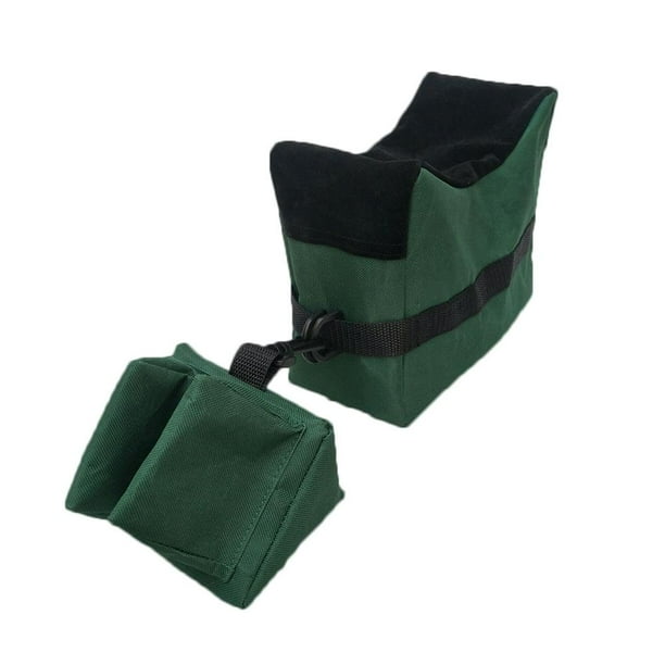 Sywqhk Bolsa delantera + trasera Bolsas de arena para rifle sin soporte de objetivo de francotirador de arena (verde oliva) Sywqhk Alta Calidad