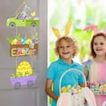 thumbnail image 5 of Nmdmisc Easter Rainbow Party-Decorations Front-Porch Door Hanger-Decor - Spring Bunny Egg Happy Easter Paper Signs Banners,Home Office Classroom Baby Shower Hanging Garland Supplies, 5 of 6