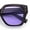 Brown - Purple, variant on Womens Classy Thick Temple Plastic Horned Cat Eye Fashion Sunglasses All Black