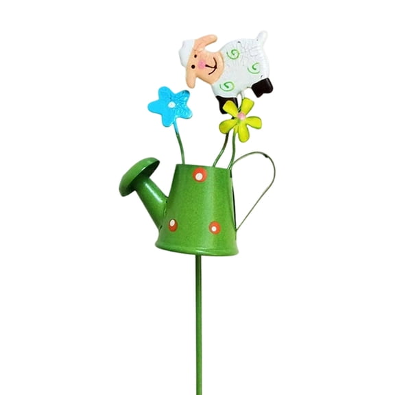 Gytml Metal Animal Garden Stake Decor, Cute Critter Yard Ornaments, Weatherproof Outdoor Garden Stakes For Lawn, Flower Beds & Patio(Sheep Shape-One Size)