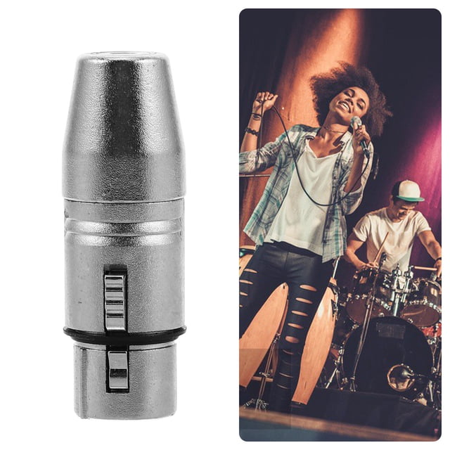 unbranded Adaptador Xlr A Para Amplificador Con Conexión Plug and Play Acabado Plata