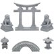 thumbnail image 1 of 6 piezas de accesorios para mini jardín zen, 5 estilos de decoración para jardín zen, micro paisaje, escena de peces, figuras de celestita, 1 of 6