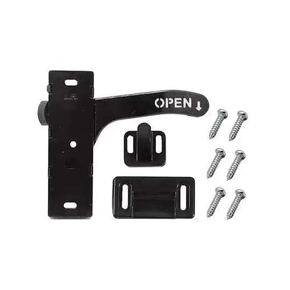 lixuesong Motorhome Screen Door Replacement Handle Secure Grip Surfaces ABS Construction Door Latches For Trailer