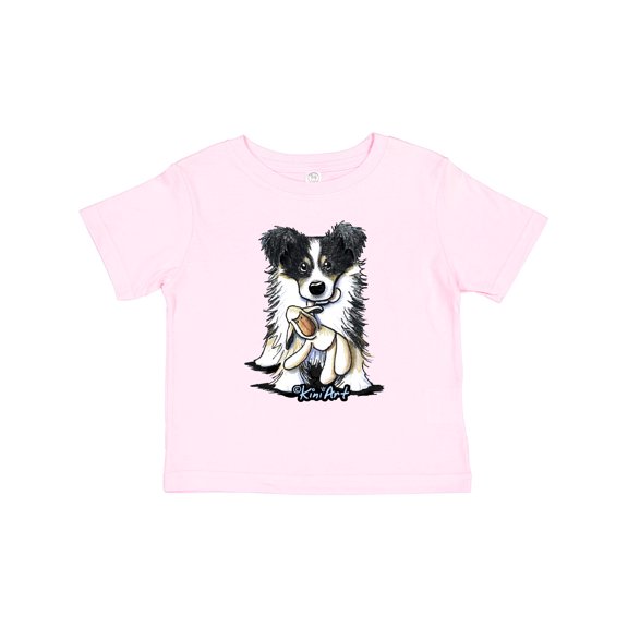 Inktastic Tri-Color Border Collie Boys or Girls Toddler T-Shirt
