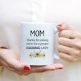 thumbnail image 1 of Coffee Mug Thanks For Raising Proper Strikethrough Lady Funny Daughter Gifts for Mom, Best Sisters Friendship Mother's Day Father Ceramic Tea Cup 11oz 15oz Christmas Mugs, 1 of 7