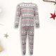 thumbnail image 1 of Disfraz Premium Conjunto de pijama familiar de 2 piezas, ropa de dormir informal de estilo navideño (papá blanco-XXL) Kuymtek Blanco T XXL para Unisex, 1 of 7