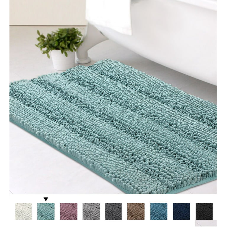 Duck Clorox 17-in x 36-in White PVC Bath Mat in the Bathroom Rugs & Mats  department at