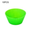 thumbnail image 1 of Koszal Moule à Muffins Rond en Silicone 10 Pcs, Outil de Décoration de Cuisine, 1 of 8