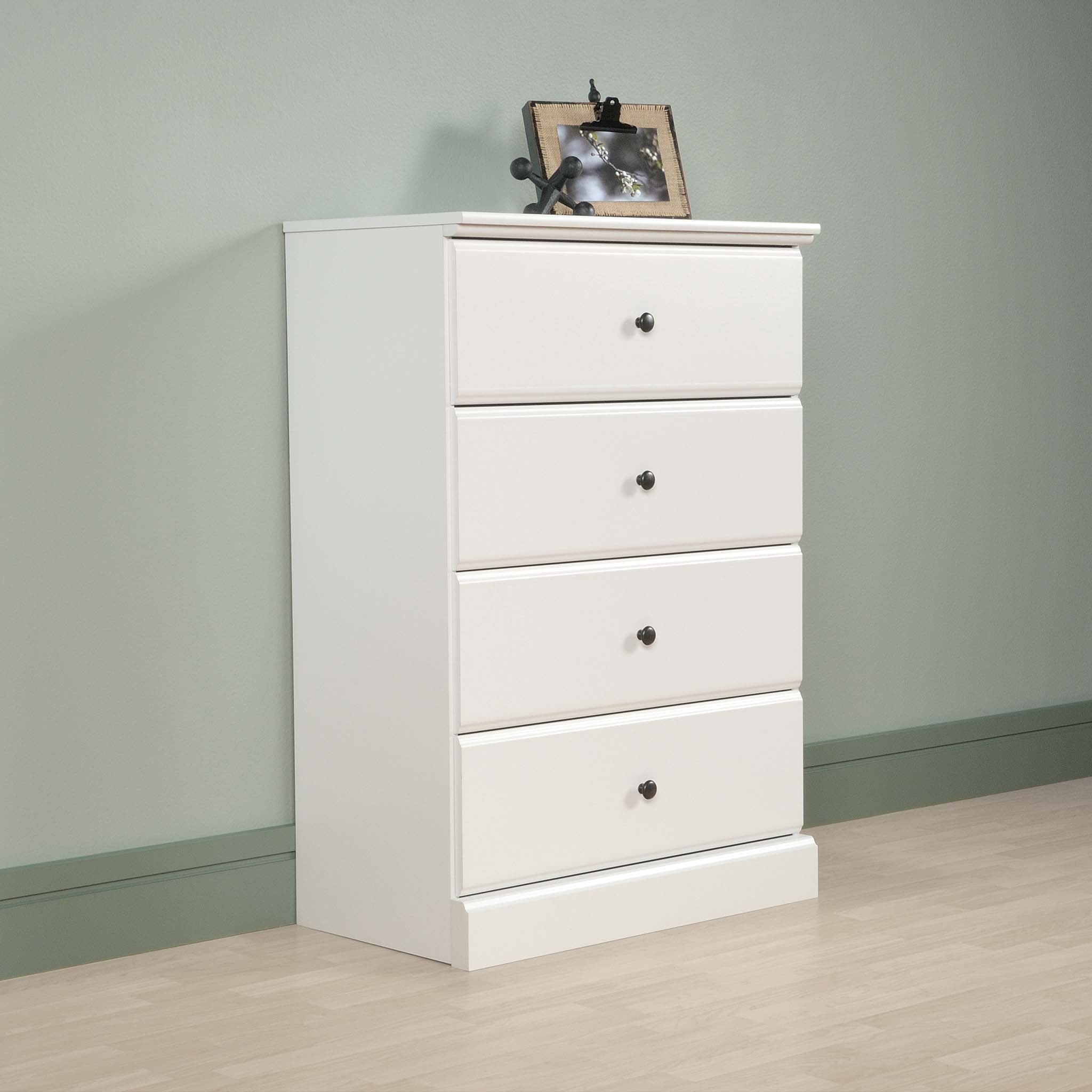 Chest Of Drawers Large White Home Bedroom Dresser 4 Four Drawer