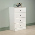 thumbnail image 6 of Sauder Parklane Transitional 4-Drawer Chest, Soft White Finish, 6 of 18