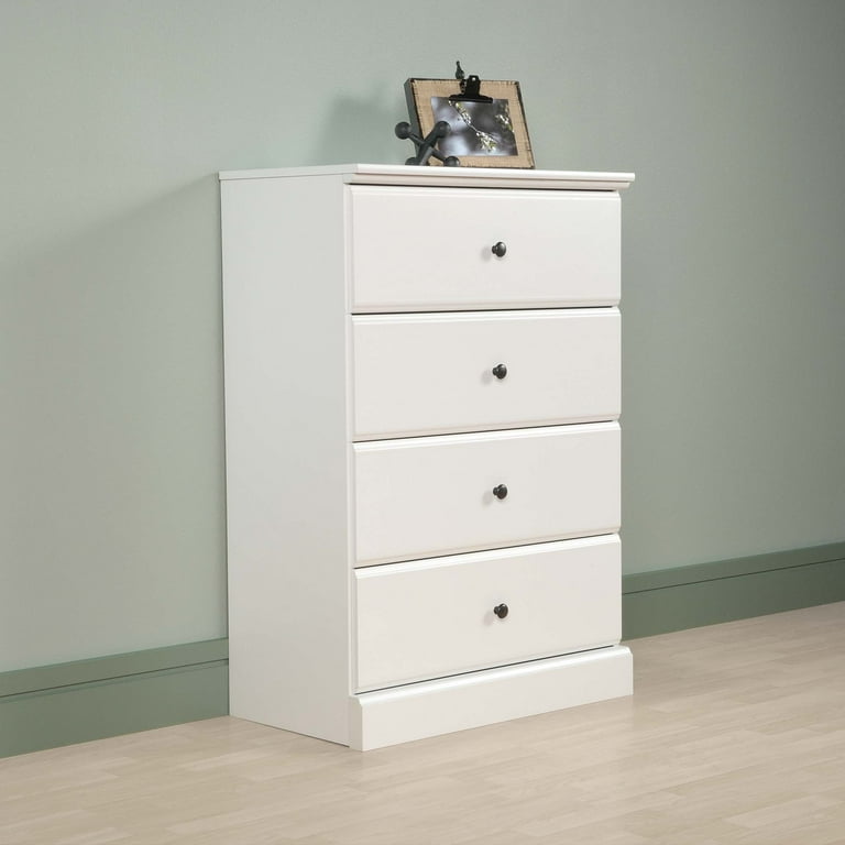 Sauder 4 sale drawer chest white