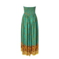thumbnail image 7 of Rovga Women's Summer Dresses Vacation Strapless Bohemian Floral Print Beach Dress Leisure Dailywear, 7 of 7
