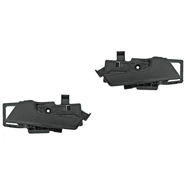 Par de Manijas Puerta Interior Chevrolet Aveo 2008 A 2018 Generica Del/Tra Plástico Negro
