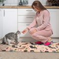 thumbnail image 3 of Black Cute Dachshund Dog and Wine Kitchen Rugs Sets Of 2,Anti Fatigue Kitchen Mat Rugs Non Slip Washable,Decorative Kitchen Floor Mats for Kitchen,Sink,Laundry,17"x30"+17"x47", 3 of 7
