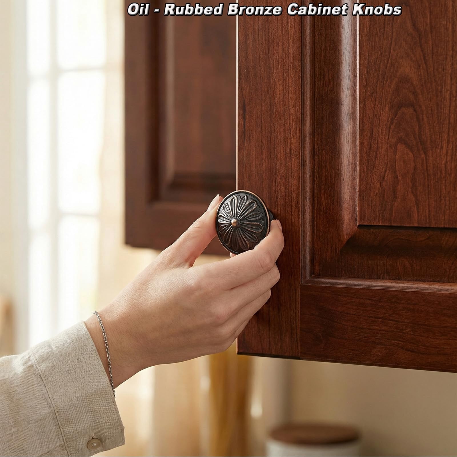 Antique Brass Cabinet Knobs Handles 10 Pack,Solid Zinc Alloy 1.4"Dia Round,Vintage Brass Kitchen Cabinet Handles for Cabinets and Drawers,Drawer Knobs Pulls Vintage Dresser Knobs Closet Door Knobs