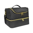 thumbnail image 4 of Bolsa de almacenamiento para esmalte de uñas, lámpara secadora de uñas, Estuche de transporte con capacidad para 60 botellas, Estuche de transporte de negro, 4 of 8