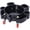 Black + Plastic#2, variant on 5 Gallon Rolling Bucket Dolly with 5 Swivel Casters for Car Wash Detailing, Plastic Bucket Cart for Professional Car Washing and Polishing