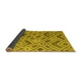 thumbnail image 2 of Ahgly Company Indoor Square Abstract Yellow Modern Area Rugs, 3' Square, 2 of 4