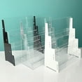 thumbnail image 2 of Becaristey ABS Tabletop Acrylic Card Showcases Stand For Craft Fairs Showcase Cards In Style Sunglasses Stand transparent, 2 of 6