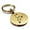 Gold, variant on Stainless Steel Leo (Lion) Astrology Constellation Round Medallion Keychain Circle Ring