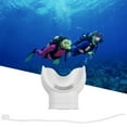 thumbnail image 3 of Régulateur de Plongée en Apnée avec Support de Pieuvre Blanc, 3 of 10