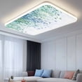 thumbnail image 2 of Watercolor Leaves Magnetic Fluorescent Light Covers for Ceiling Lights 2x4Ft, Spring Botanical Eucalyptus Leaves Office Classroom Kitchen Drop Ceiling Light Covers Lighting Filters Shade Panel 2Packs, 2 of 9
