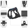 thumbnail image 6 of Salouo Navy Blue Geometric for Dog Harness, No-Pull Pet Harness Adjustable Dog Vest No-Choke Reflective Pet Vest for Small, Medium & Large Dogs for Training & Walking-X-Large, 6 of 6