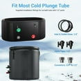 thumbnail image 3 of Cold Plunge Chiller 1HP, Ice Bath Chiller for Tub, WiFi Control, Built-in Water Filter and Circulation Water Pump, Ozone System, Schedule Timer, Recovery Chiller for Ice Bathtub, 3 of 7