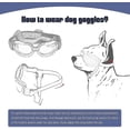 thumbnail image 5 of Dog Sunglasses Dog Goggles Anti-UV Windproof Dustproof Anti-fog Pet Glasses Goggles, 5 of 5