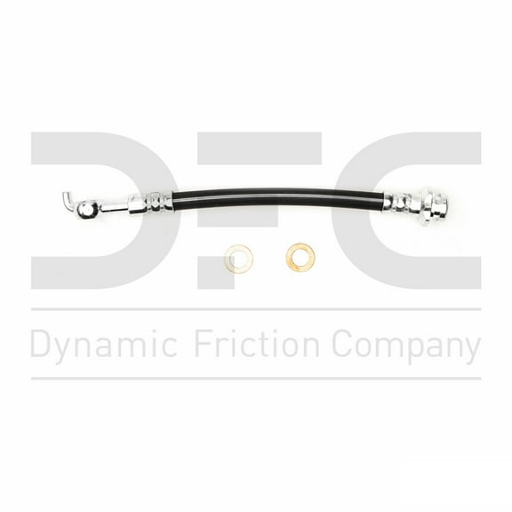 Rear Lower Right Dynamic Friction Company Brake Line Hose 350-67180 For 2011-2017 Nissan Juke, 2011-2022 Nissan LEAF
