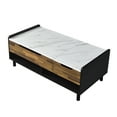 thumbnail image 4 of Rectangular Coffee Table with Lift-Top | Convenient Storage in Primary Living Space | Constructed from Wood and Plastic | Keep Books and Magazines Neat, 4 of 4