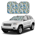 thumbnail image 3 of Bingfone Flower and Sail Boat Car Windshield Sunshade,Sun Foldable Sun Shield Sun Visor for Car - Small, 3 of 9
