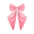 thumbnail image 2 of ZenCart Big Pink Bow Decoration Satin Ribbon Twist Tie Large Bow Birthday Party Hanging Backdrop Wall Decor for Bachelorette Baby Shower Bridal Supplies, 2 of 8