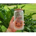 thumbnail image 3 of Spooky Glow in dark UV Activated Glow Beer Can Glass |Aesthetic Coffee Glass| 16 oz Halloween Coffee, 3 of 11