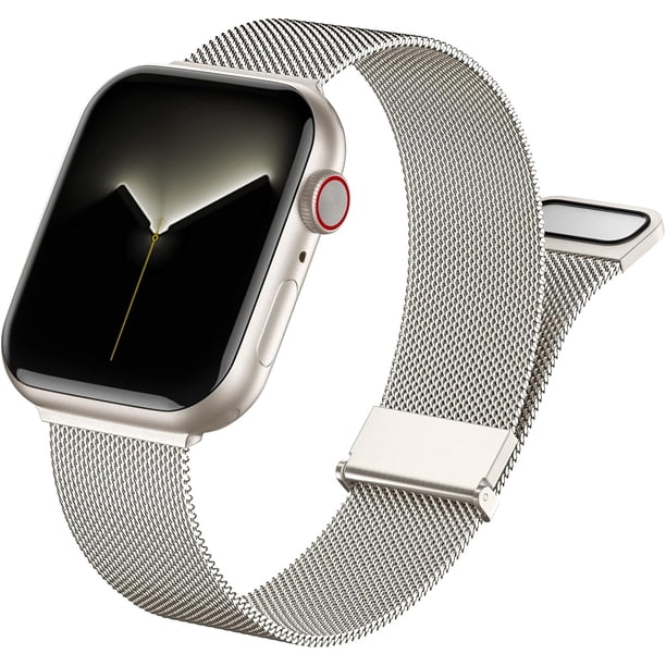 Yanonmyfd Correas Compatible con Apple Watch Correa 40mm 38mm 41mm 42mm 44mm 45mm 46mm 49mm, Clásica Correa de Metal de Acero Inoxidable para iWatch SE Series 11 10 9 8 7 6 5 4 Ultra 3 2 1